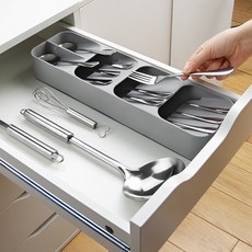 리빙셀렉트 수저통 정리함 조리도구보관함 싱크대, 1개, 화이트