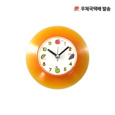 jeil 흡착시계 욕실시계 방수시계 17종모음 우체국택배발송 오후3시까지 주문시 당일발송, 과일 흡착시계 오렌지