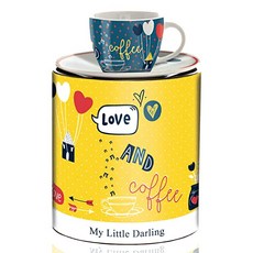 RITZENHOFF My Little Darling Espresso Cup by Concetta Lorenzo Porcelain 80 ml with Saucer, 단일상품, 단일상품