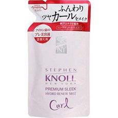 일본직발송 6. STEPHEN KNOLL (스티븐 노르) 프리미엄 슬리크 하이드로 리뉴 미스트 컬 (재충전용) 트리트, 리필용, 1개, 230ml