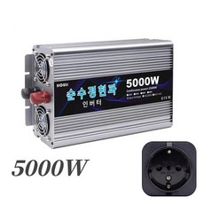 HOULI 인버터 순수정현파 형 60hz 차박용품 주행충전기 자동차, 06 EU-5000W-220V-24V