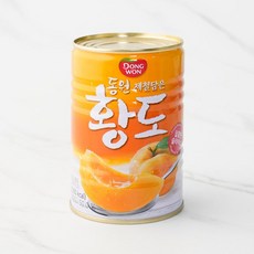 [메가마트]동원 황도 슬라이스 400g, 1개