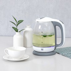 전기포트1.7L 전기주전자 커피 티 보온 멀티포트 유리주전자