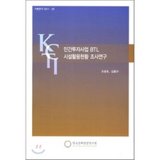 민간투자사업 BTL 시설활용현황 조사연구, 한국문화관광정책연구원