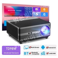 ThundeaL풀 HD 1080P 프로젝터 TD98 WiFi LED 2K 4K 비디오 영화 스마트 PK DLP 홈 시어터 시네마 비머