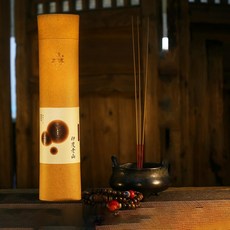 칠나무 32.5cm 무연 제사향 관음 재신향, 심산 단향(666자루 25분연소), 3개