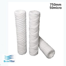 주두바이_바운드필터 이물질제거 750mm 50micro 25개 정밀여과필터 마이필터 음료필터 이물질제거필터 정수처리필터+dbaijudobuy^^-, !!구매선택!!, !!구매선택!!