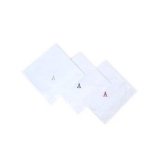 박스형 컴퓨터 3대.이니셜 면 손수건 이니셜