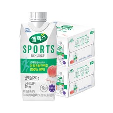 웨이프로틴 드링크 복숭아 (WPI)330ml 24팩/무유당음료/분리유청단백질, 1
