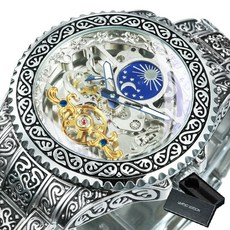 남자손목시계 남성시계 forsining automatic tourbillon watch for men 기계식 스켈레톤 남성용 시계 탑 브랜드 럭셔리 새겨진 빈티지 문 페이즈