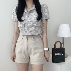 크롭트위드자켓