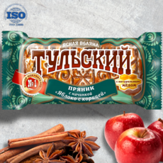 Тульский пряник с яблочным пюре и корицей, 140 г, 1 шт.