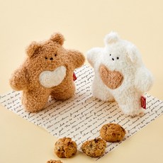 버터샵 버터곰 스탠딩 인형 버터패밀리 16cm, 둘째(브라운)