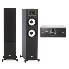 데논 PMA-60 + JBL Stage A190 하이파이오디오, 스피커(블랙)