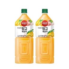 과일촌 아침에 망고복숭아 2리터 6개입 drink, 2L