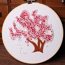 Tree [DT] DIY 프랑스자수 패키지(벗꽃나무) x2Set_GTS40808, 기본