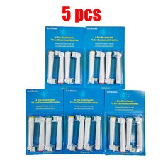 SB 7A 미백 전동 칫솔 교체 브러시 헤드 리필 구강 B 칫솔 헤드, 5 pcs, 5개