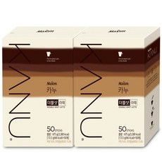 맥심 카누 더블샷 라떼, 13.5g, 50개입, 2개