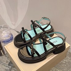 스타일 증가 스트랩 봄 여성 샌들 요정 발가락 검투사 새로운 스커트 활 플랫폼
