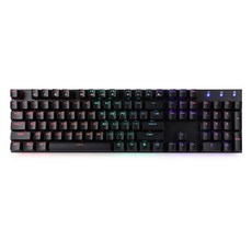 앱코 HACKER 한영 이중사출 키캡 레인보우 LED 게이밍 기계식 키보드 청축, 블랙, K640 앱코공식인증점 × 청축