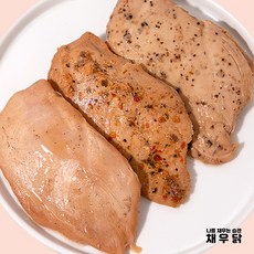 [채우닭] 실온 닭가슴살 - 오리지널 칠리 블랙페퍼100g 한입가득150g 택 1, 채우닭 칠리
