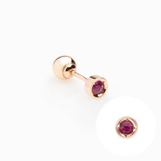 루비천연원석귀걸이