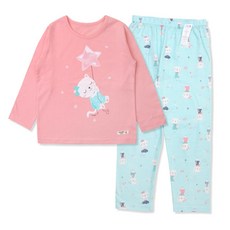 오가닉맘 뉴코아부천점 || 슬림핏 발랄한 소녀 일러스트 아동 내의 || 오가닉 싱글원단 화학제품 X || MADE IN KOREA