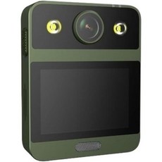 ZiShak 카메라 휴대용 바디 10m LED 야경 자이로 LCD 터치스크린 경찰 웨어러블 반테러 법 집행 캠코더 사이즈 스탠다드 컬러 블랙, Standard, Army Green, 1개