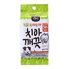 에티펫 치아깨끗 반려동물용 물티슈, 30매, 6개