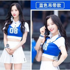 우주소녀 같은 걸그룹 댄스 노래복 치어리더 복장 학생 치어리더 무대공연복