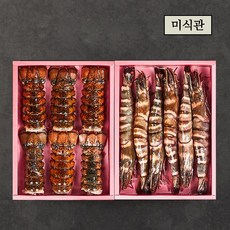 크랩 혼합 선물세트 (랍스터테일 6미/미당 110g이상+킹타이거새우1kg/6-7미), 없음
