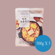 피코크 대전식 두부두루치기 500g X 5