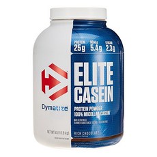 Dymatize 다이마타이즈 엘리트 카제인 4파운드 100% 바닐라맛, 1통