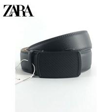 ZARA 자라 남성 가죽벨트 가죽 자동버클 비즈니스 캐주얼 정장 트렌드