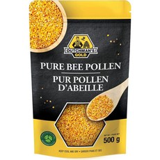 Dutchman's Gold Canadian 비 폴렌 퓨어 드라이드 폴렌 Canadian Bee Pollen Pure Dried Pollen 500g, 1개