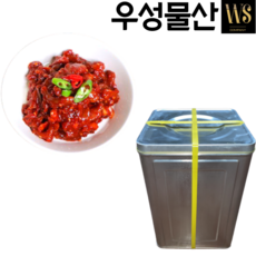 우성물산 낙지젓 낙지젓갈 업소용 대용량반찬 20kg 캔포장, 1개