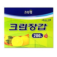 크린랩 위생장갑 일회용 요리 주방 비닐장갑 200매, 1개, 1개