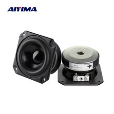 AIYIMA 2Pcs 3인치 풀레인지 스피커 드라이버 4옴 40W 책장 스피커 라우드페이커 홈시어터, 4 Ohm 40W - zs-ps50