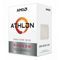 AMD 애슬론 3000G 데스크탑 프로세서(3.5GHz 2코어 소켓 AM4) *박스 개봉* - 애슬론3000g