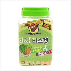 도기맨 야채 비스켓 SS 850g 강아지 대용량 보틀 비스켓, 1개