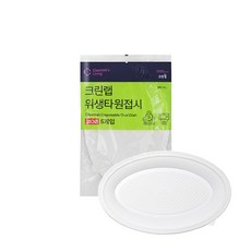 크린랩 일회용 위생타원접시 31cm (5개), 1개, 5개