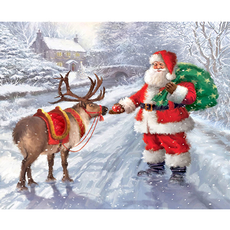 크리스마스보석십자수