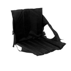 스포츠 이벤트를위한 등받이 접이식 좌석이있는 다기능 야외 의자 쿠션 외출 여행 하이킹 낚시 드롭 배송, 검은색