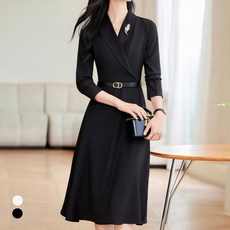 클라쎄 클라셰 레이디라인수트원피스+브로치SET_B4M1887739648