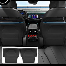 메르세데스 벤츠 E 클래스 W214 E260 E300 2025 자동차 인테리어 액세서리 장식 뒷좌석 킥 방지 패드 보호, Black, 블랙, 1개