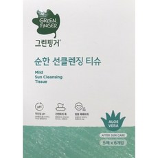 그린핑거순한선클렌징티슈5매x6개입