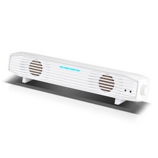 캔스톤 FX200 LED 게이밍 컴퓨터 PC 사운드바 스피커 (화이트), 1, 화이트, 단품