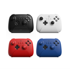 [성의샵] 8BitDo NS버전 얼티밋 컨트롤러 얼티메이트 블루투스 게임패드 충전독포함 PC게임패드, NS모델블랙