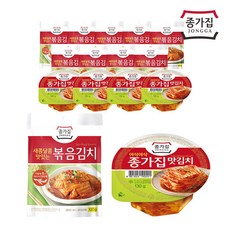 종가집 (기획) 맛김치130g(5팩) +볶음김치100g(10팩), 1세트