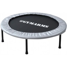 야마젠 트램폴린 102cm 안전 고무 밴드 식 접이식 어린이 성인 저소음 가정용 대형 실버 OTP-100 (SL)